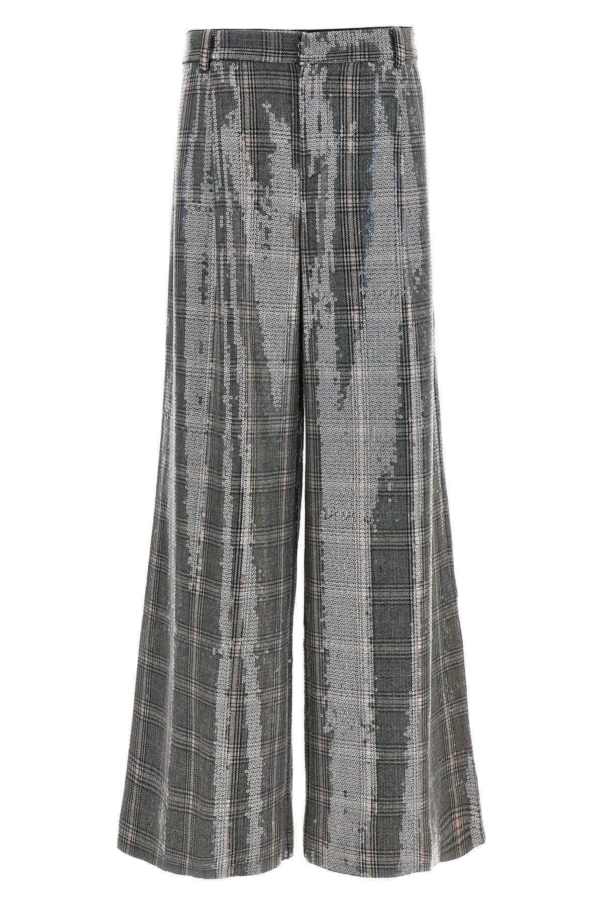 fleur trousers in check print fabric