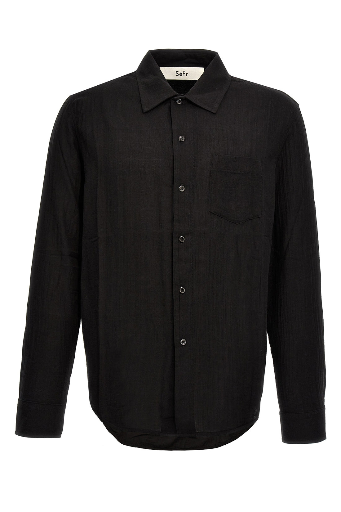 SÉFR S leo cotton voile shirt