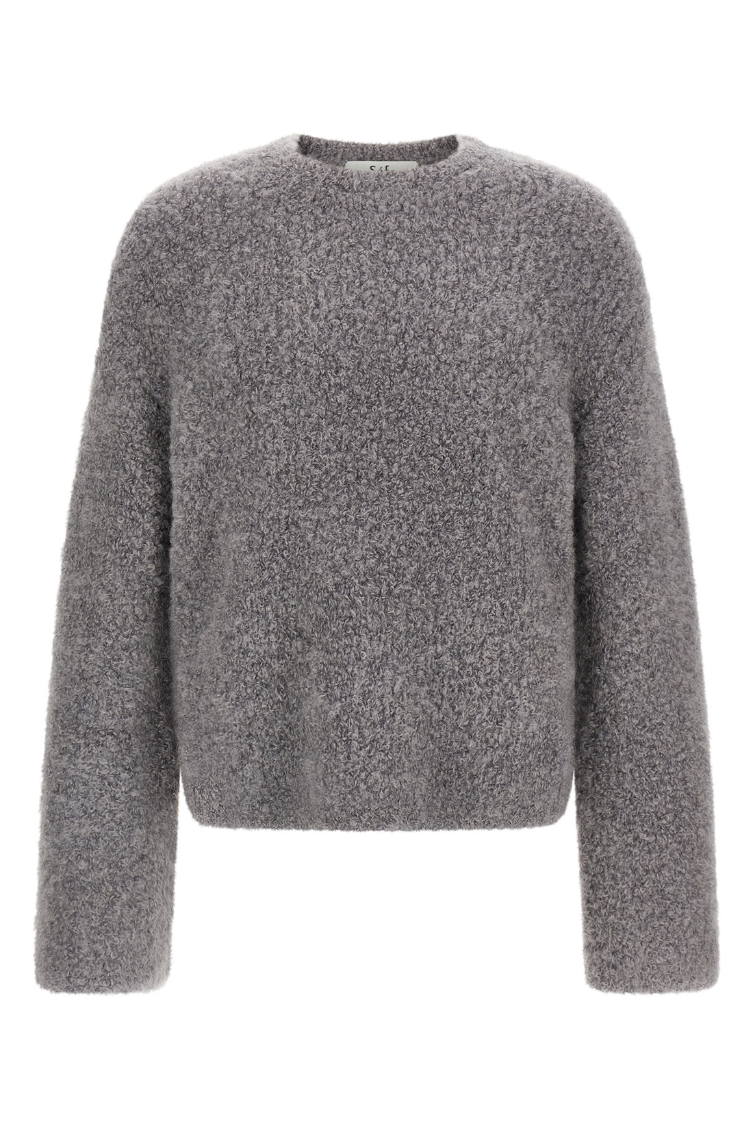 SÉFR M jermaine sweater in bouclé mohair blend yarn