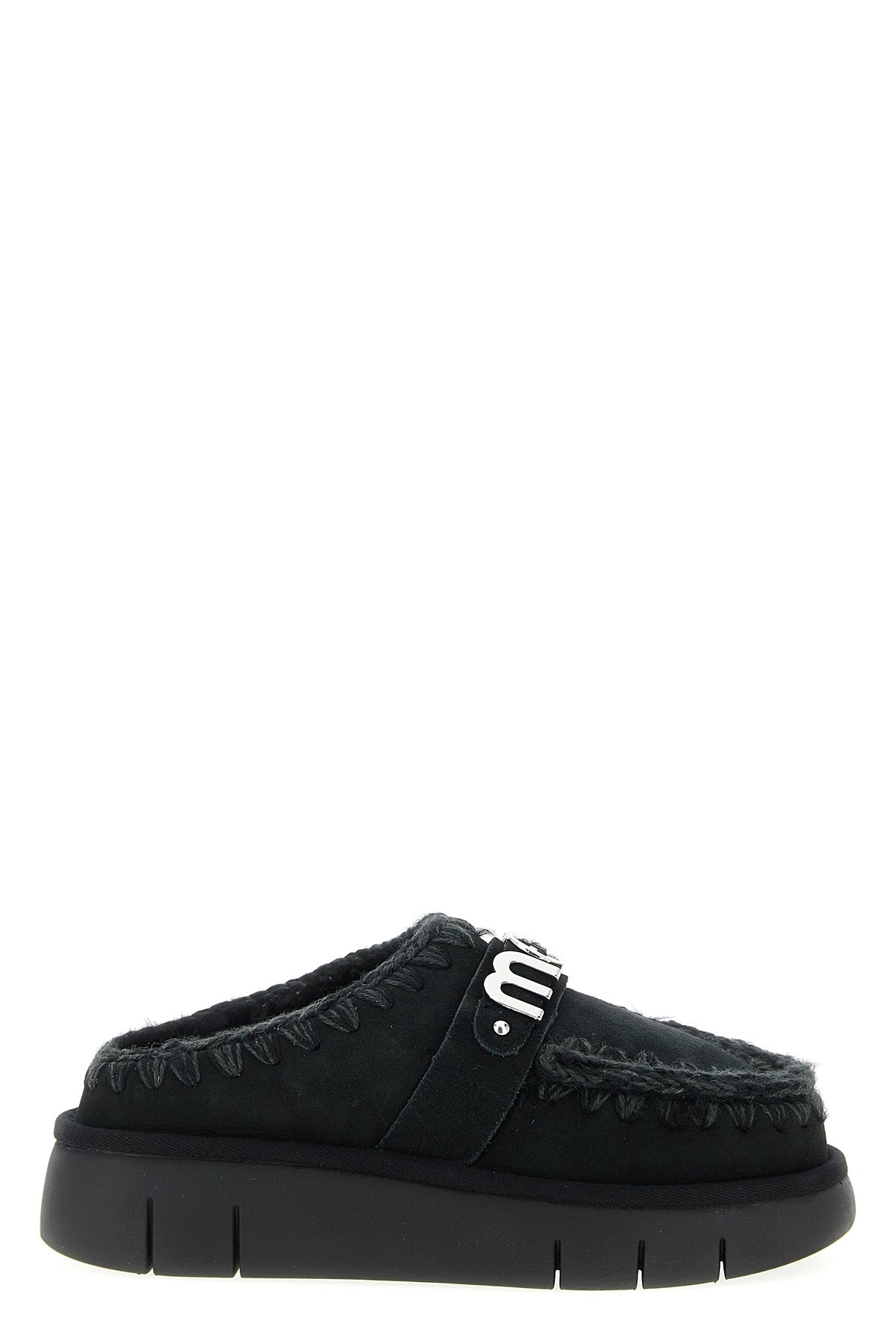 bounce clog suede sabots
