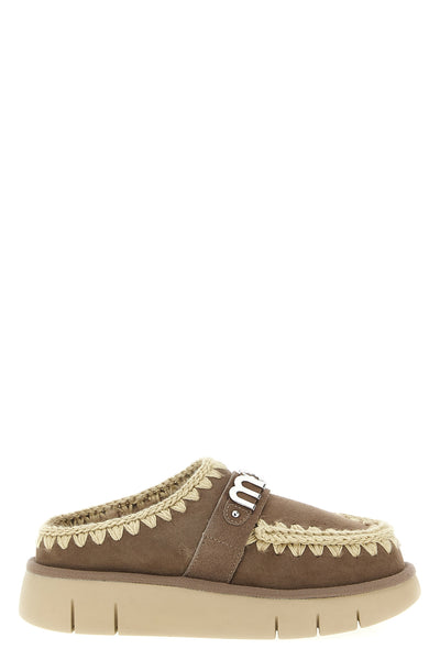 bounce clog suede sabots