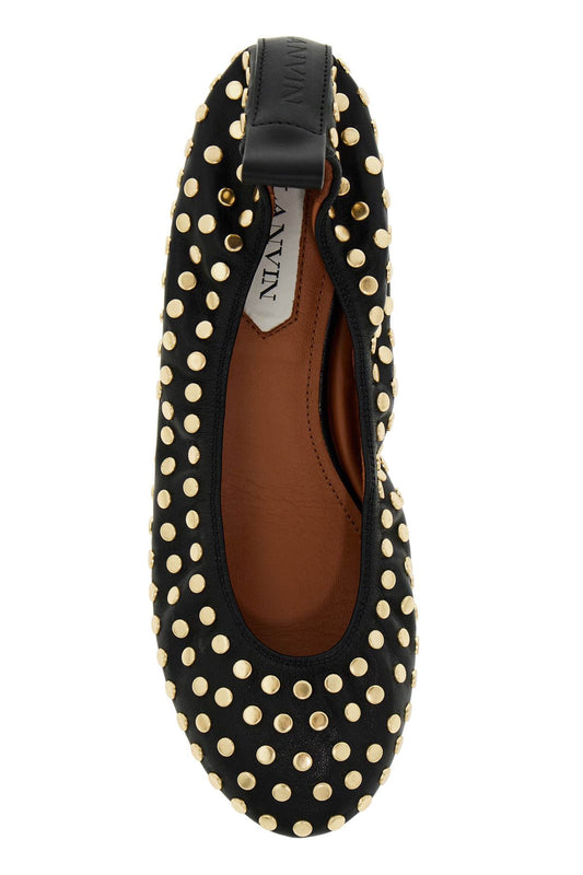 studded ballet flats