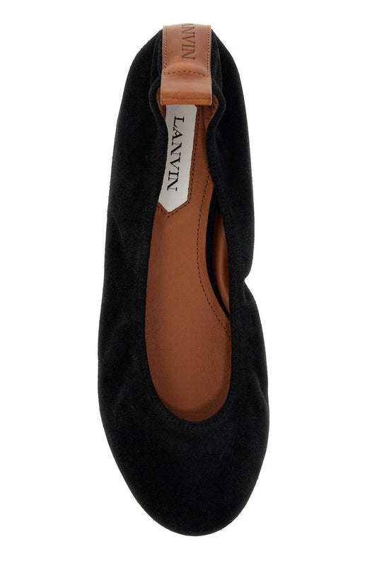 suede ballet flats for