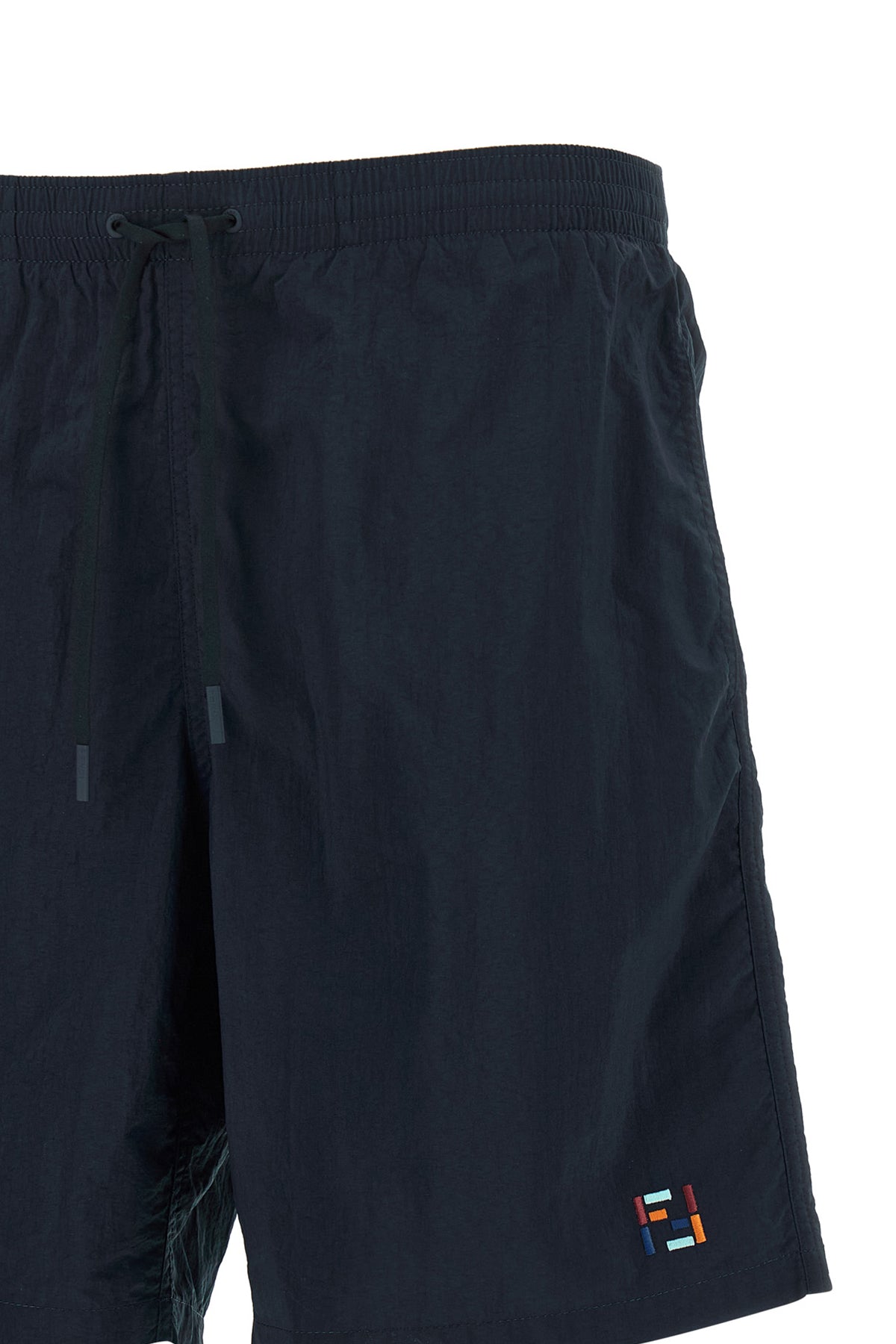 the fendi ff stitching beach shorts set a new standard for the resort wardrobe