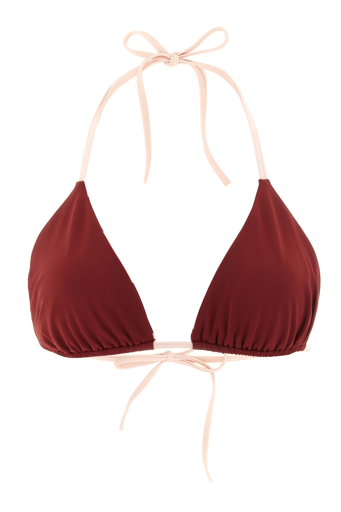 FENDI 38 fendis triangle bikini top defines the codes of luxury beachwear through a high