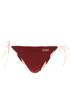 the fendi bikini briefs redefine beachwear aesthetics through a double-sided con
