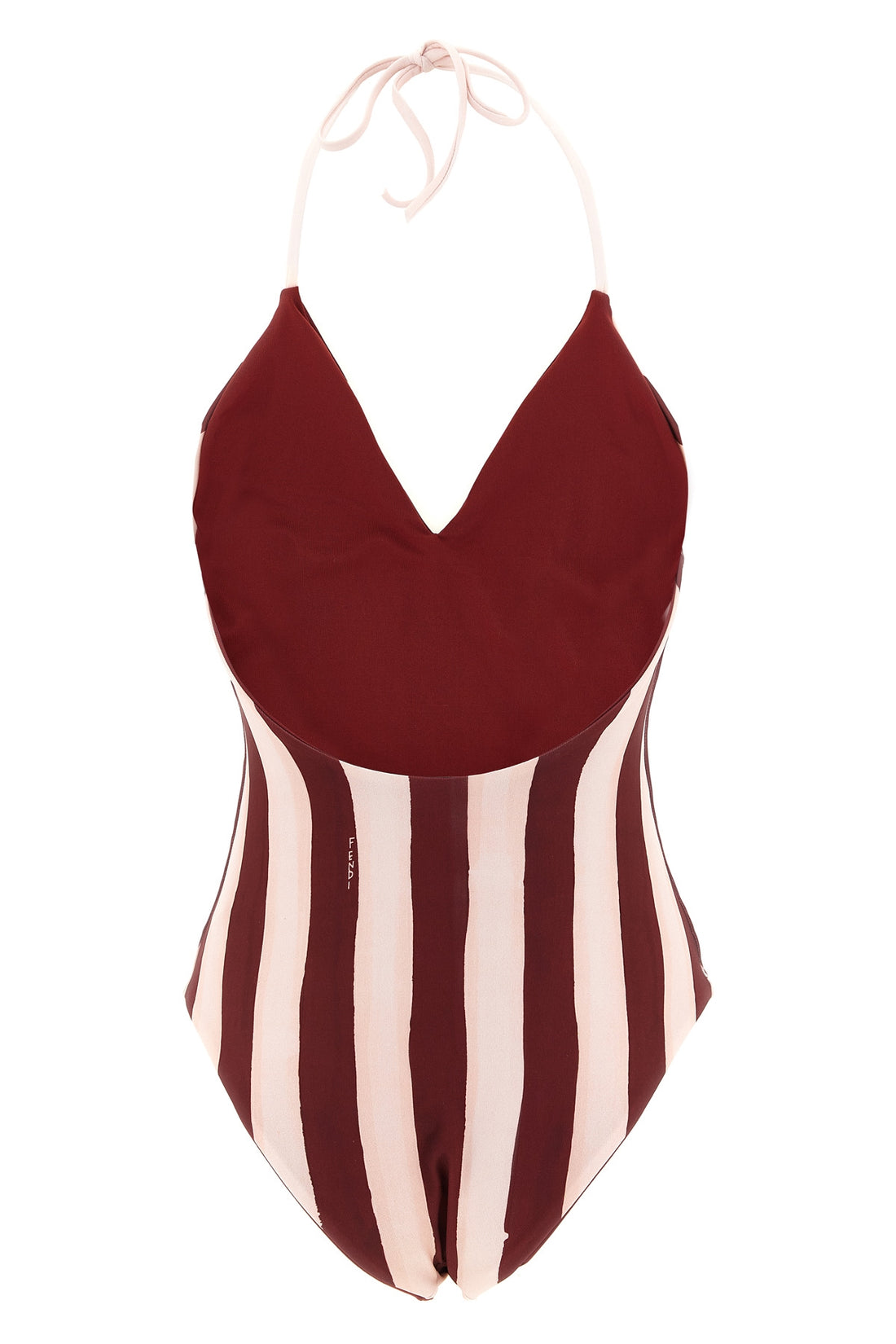 FENDI 38 the fendi reversible one-piece swimsuit redefines beachwear aesthetics through a