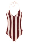 the fendi reversible one-piece swimsuit redefines beachwear aesthetics through a
