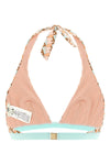 the fendi bikini top redefines beachwear aesthetics through a triangle silhouett