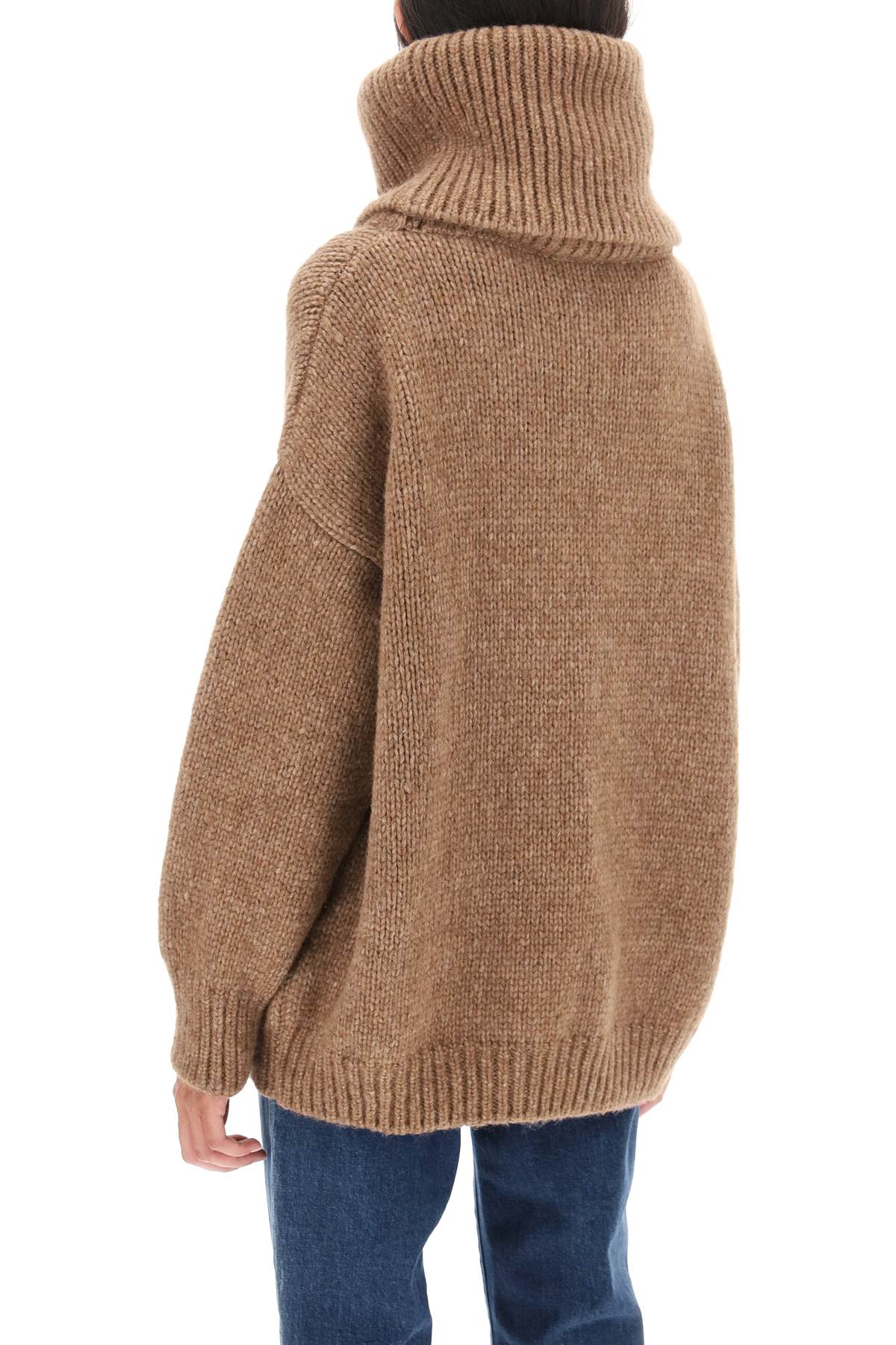 oversized llama sweater
