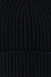 turn-up wool knit beanie