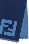 fine wool jacquard scarf