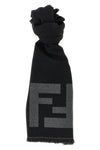 fine wool jacquard scarf