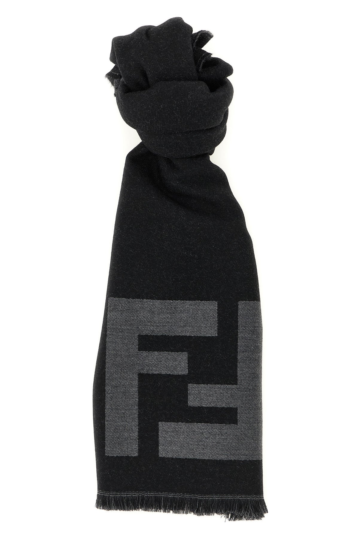 fine wool jacquard scarf