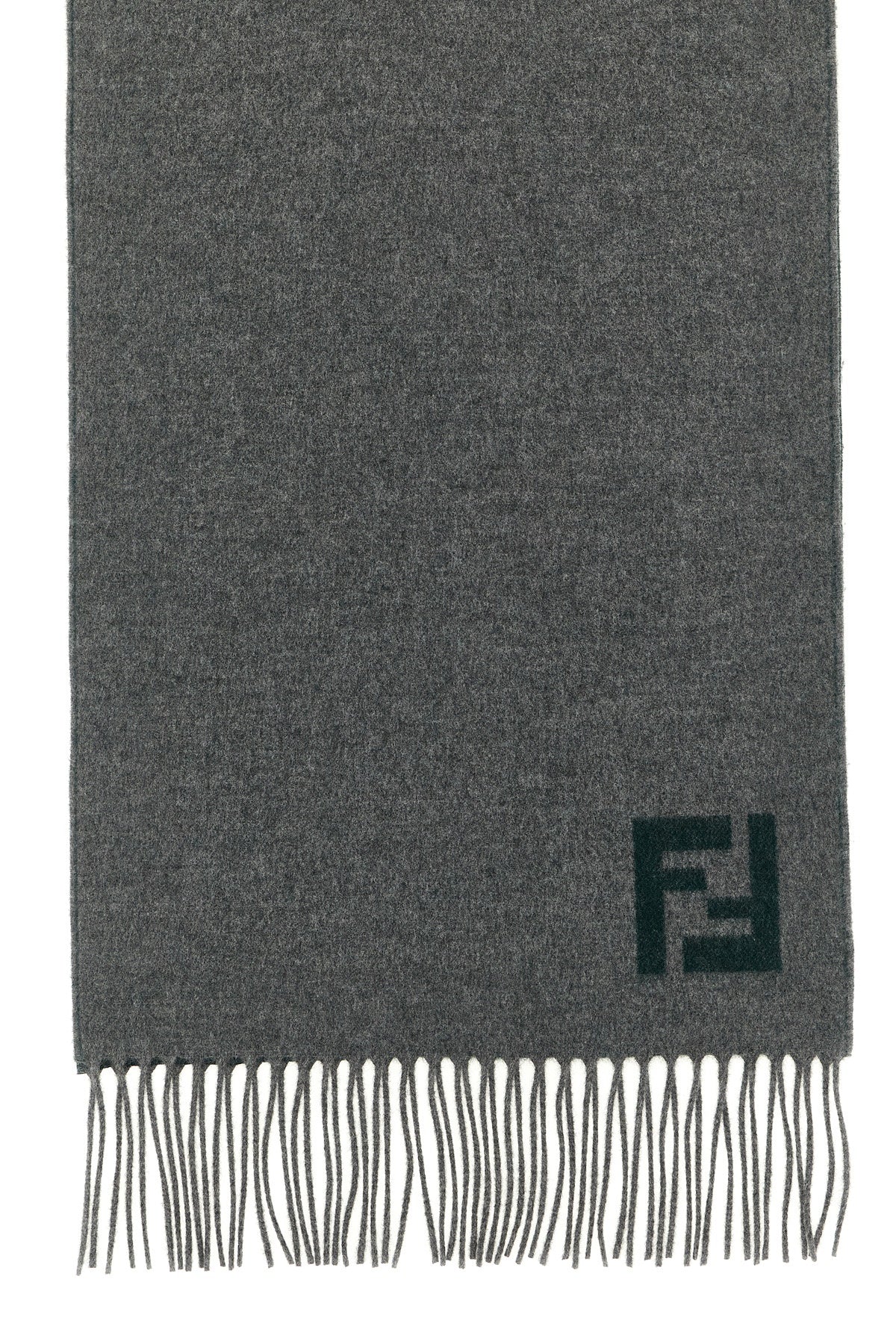 double-sided scarf in a fine wool and cashmere combination