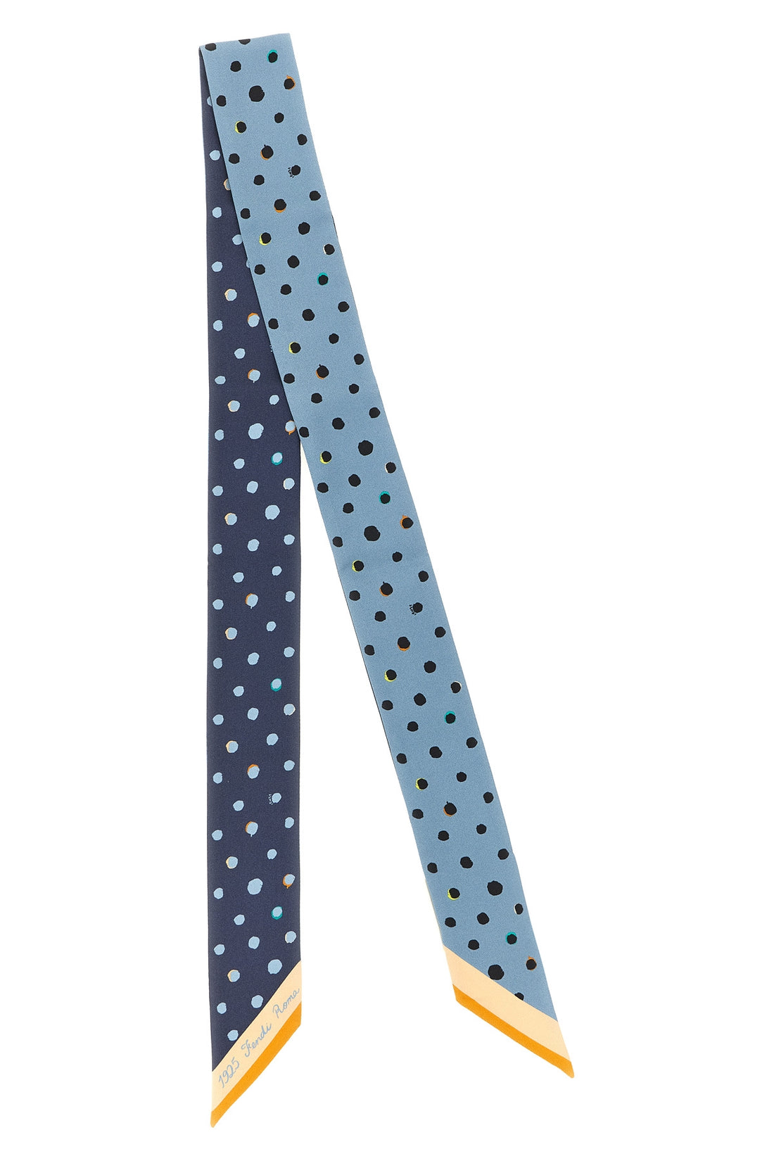 FENDI OS double-sided wrappy silk bandeau