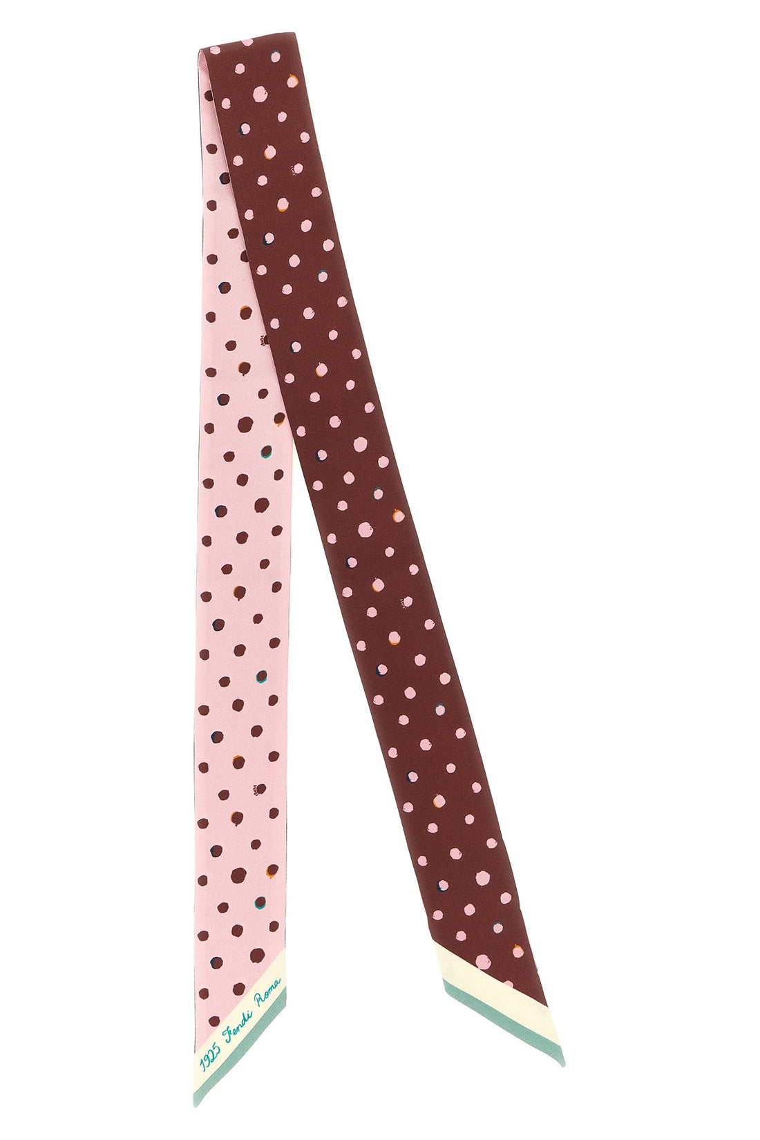 FENDI OS double-sided wrappy silk bandeau