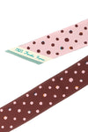 double-sided wrappy silk bandeau