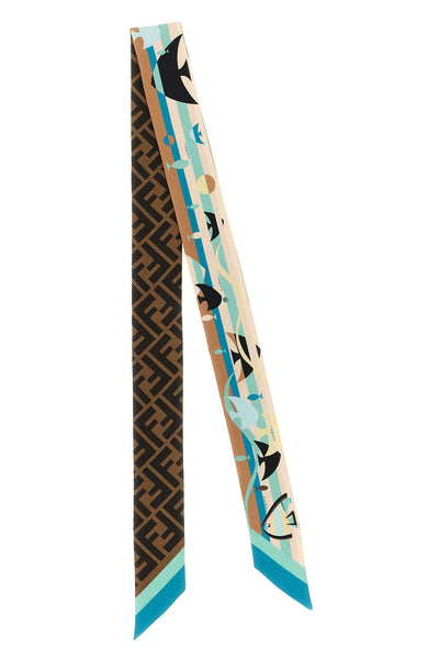 the fendi wrappy pure silk bandeau is an extremely versatile accessory