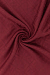 the fendi shawl is distinguished by a square silhouette