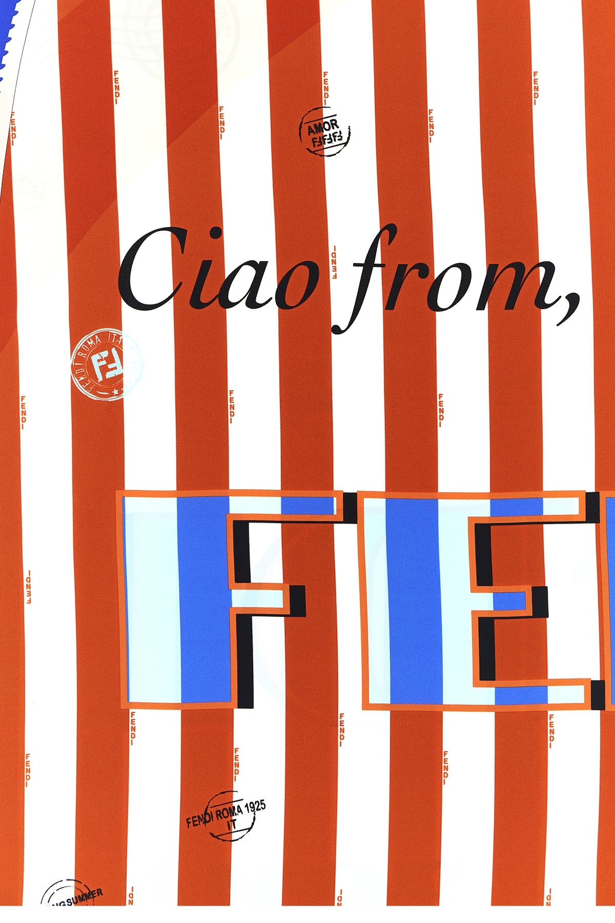 the fendi scarf defines the excellence of accessories through meticulous craftsm