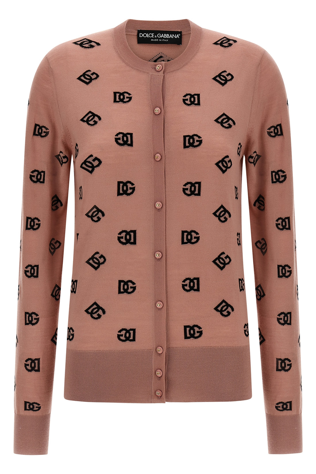 DOLCE &amp; GABBANA 50 cardigan in wool and silk blend