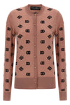 cardigan in wool and silk blend