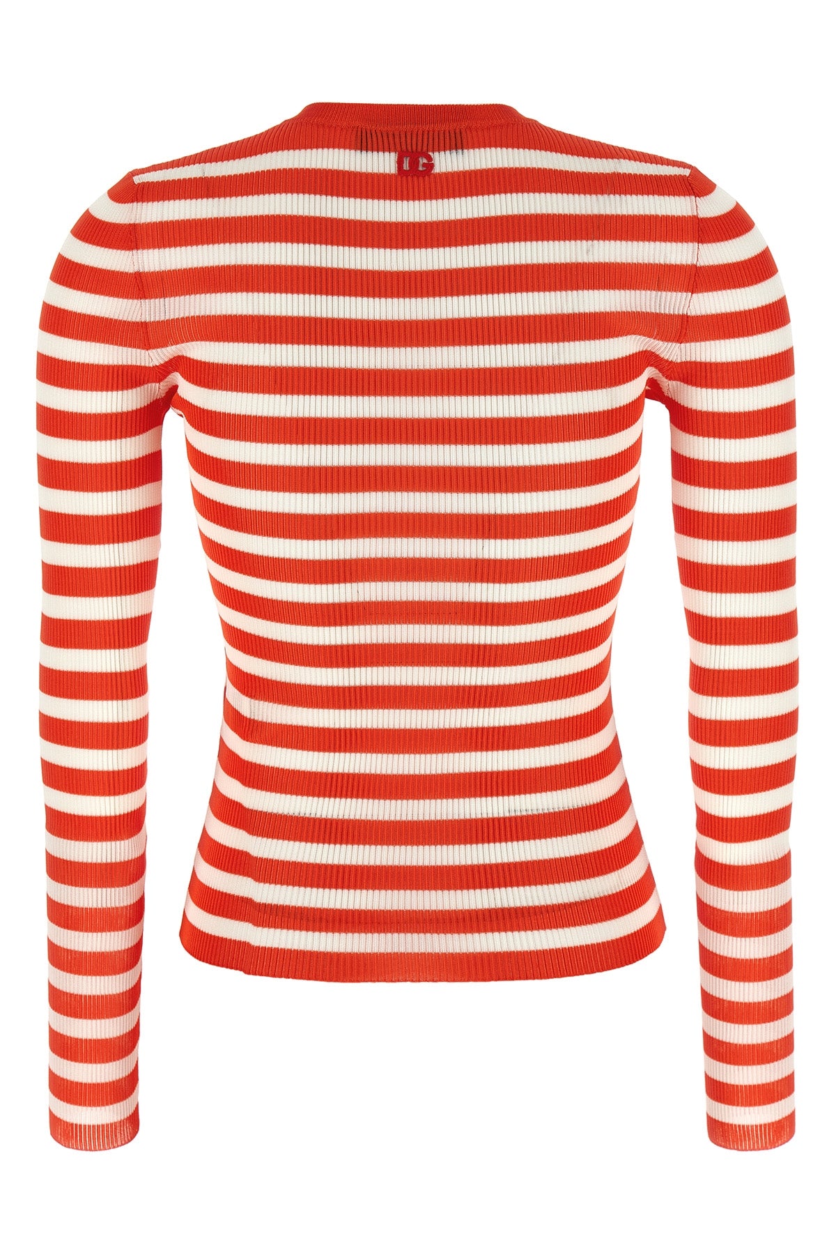 striped stretch viscose cardigan