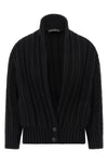 coarse wool cardigan