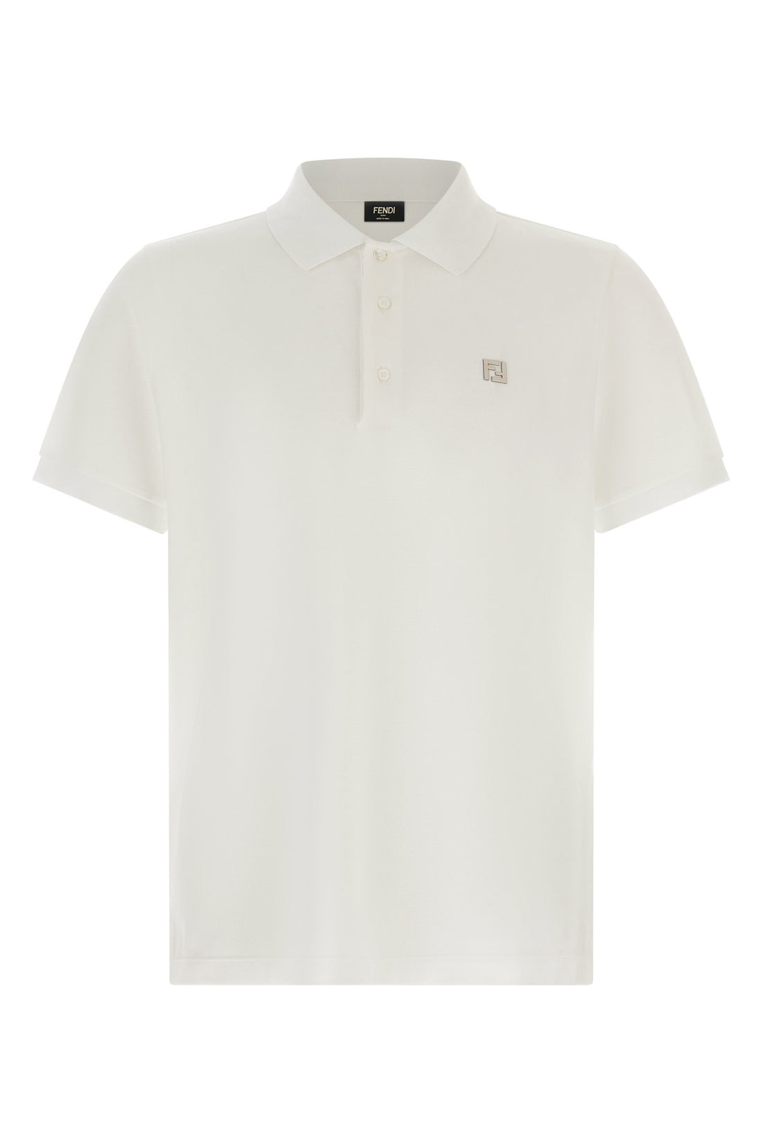 FENDI L cotton piqué polo shirt