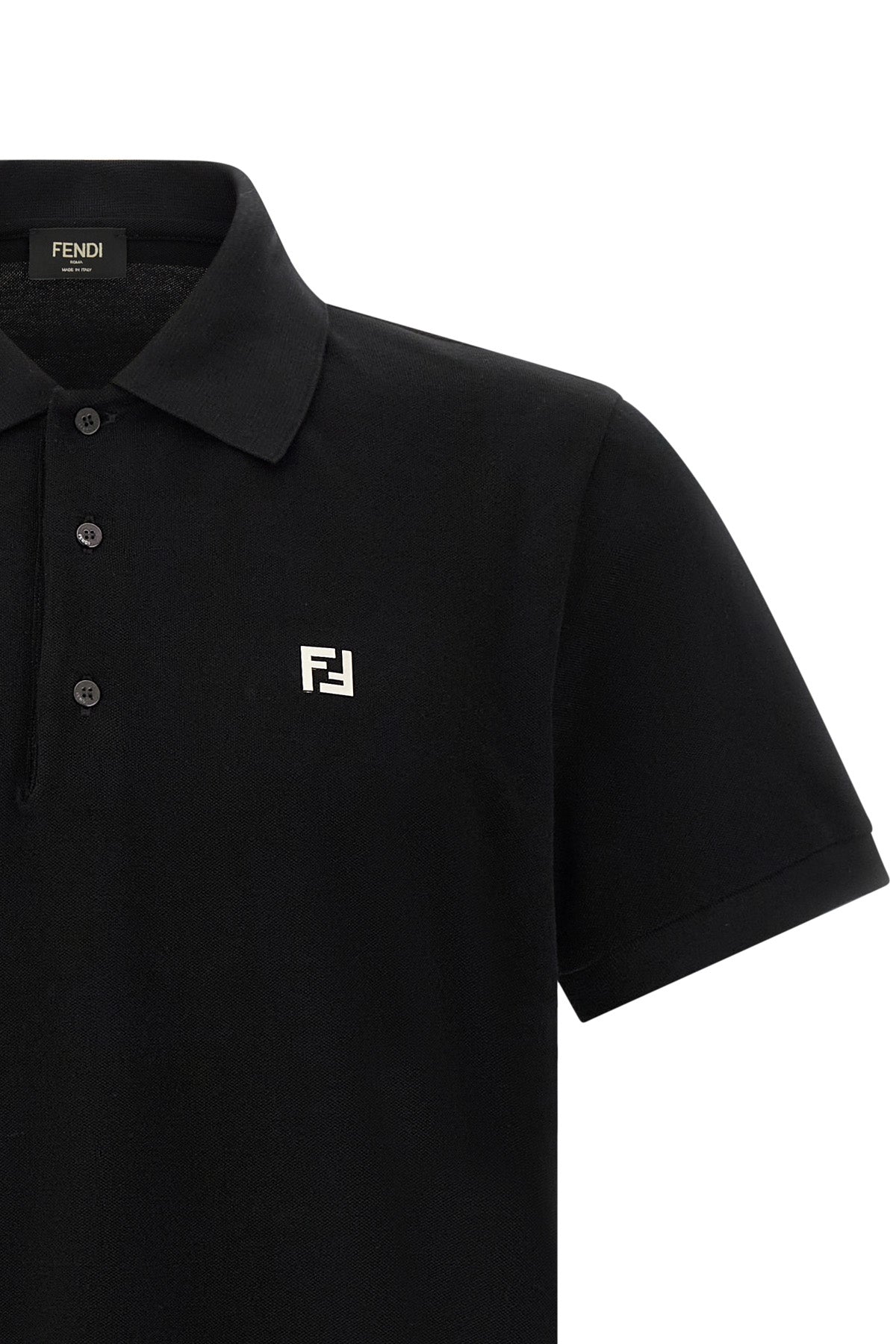 cotton piqué polo shirt