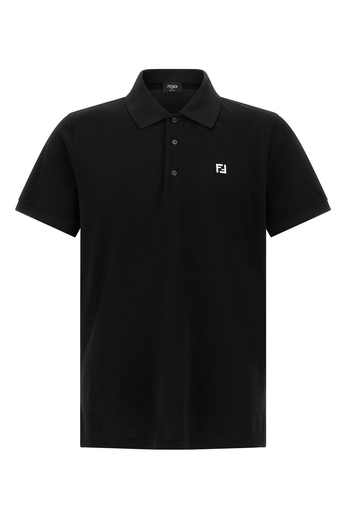 FENDI L cotton piqué polo shirt