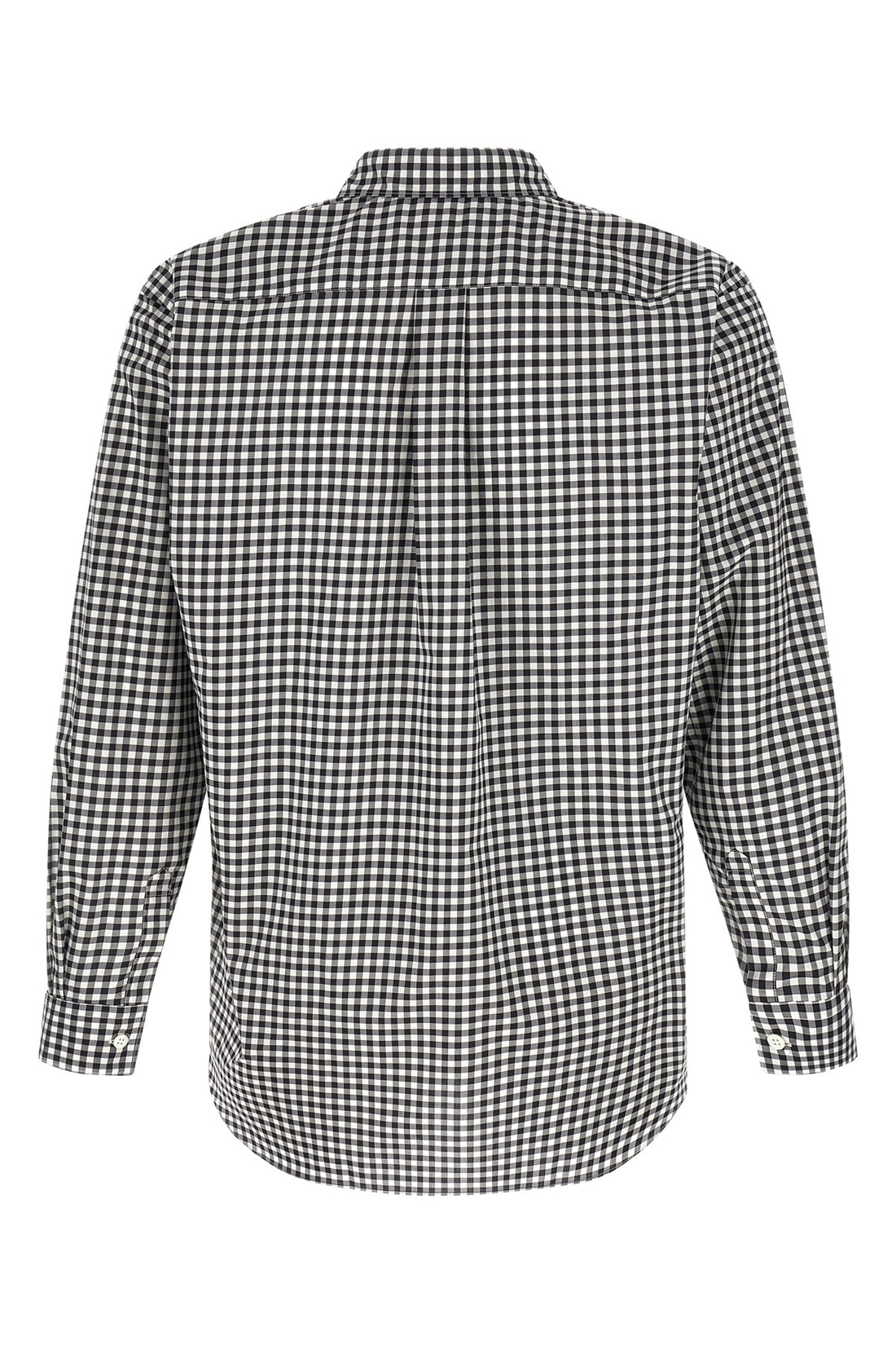 COMME DES GARCONS SHIRT L vichy print cotton poplin shirt