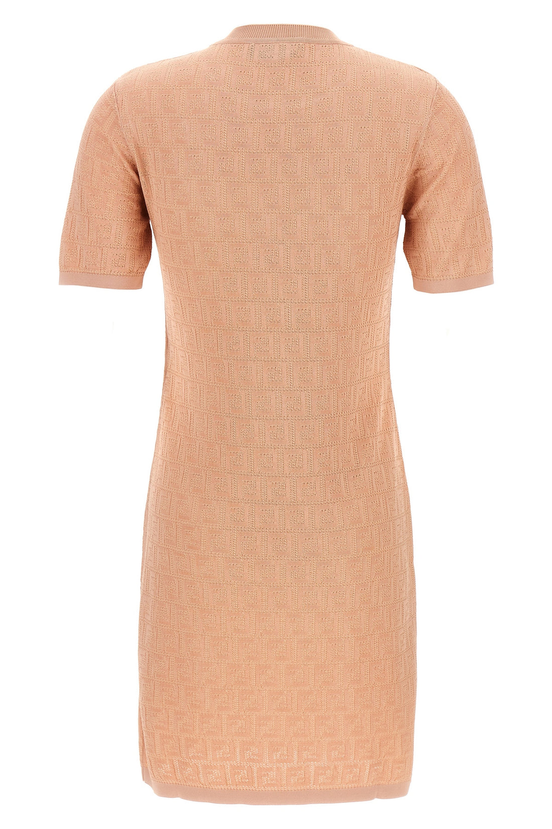 FENDI 38 mini dress in cotton and viscose yarn
