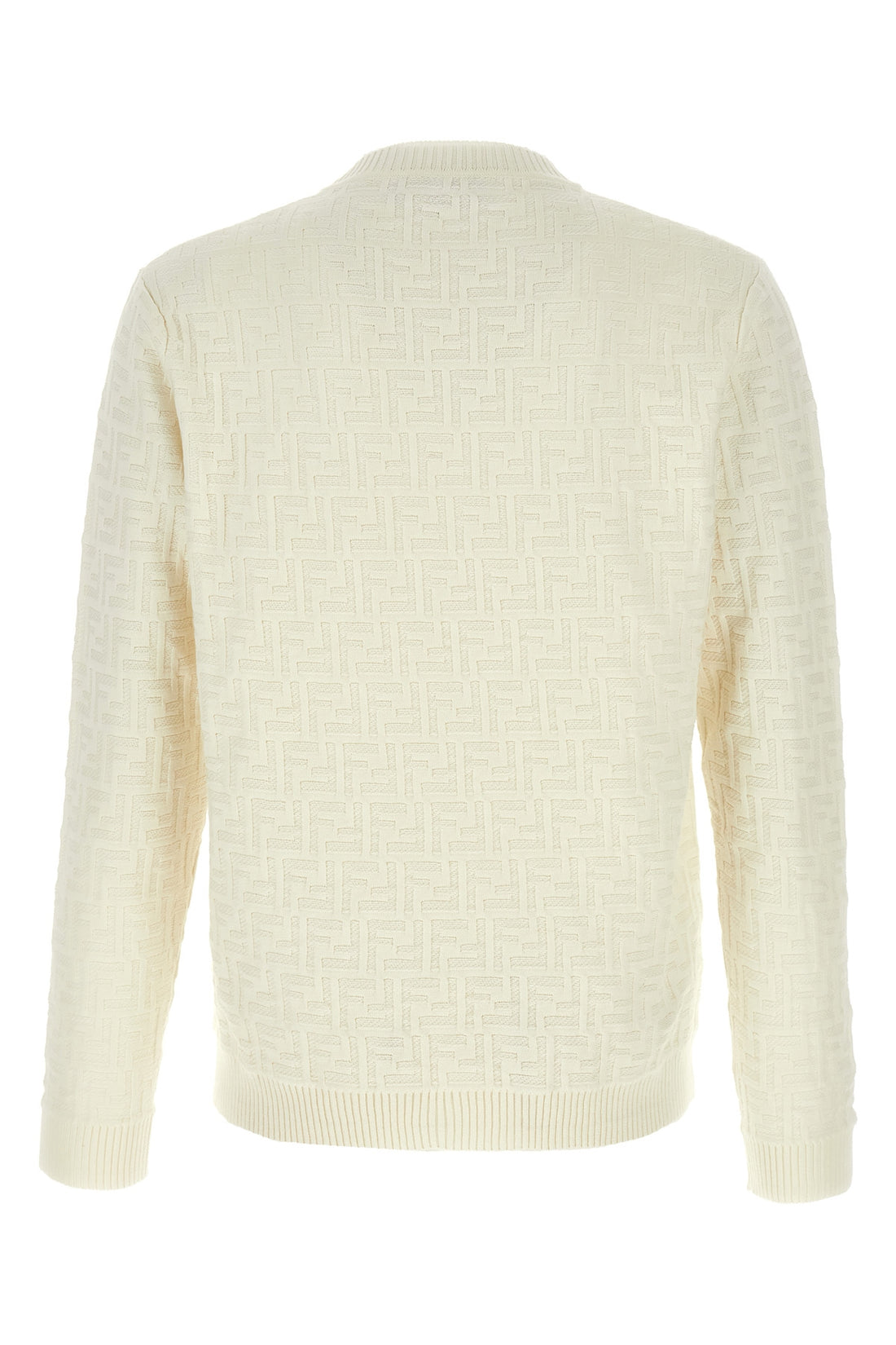 FENDI 48 zucca sweater in jacquard cotton
