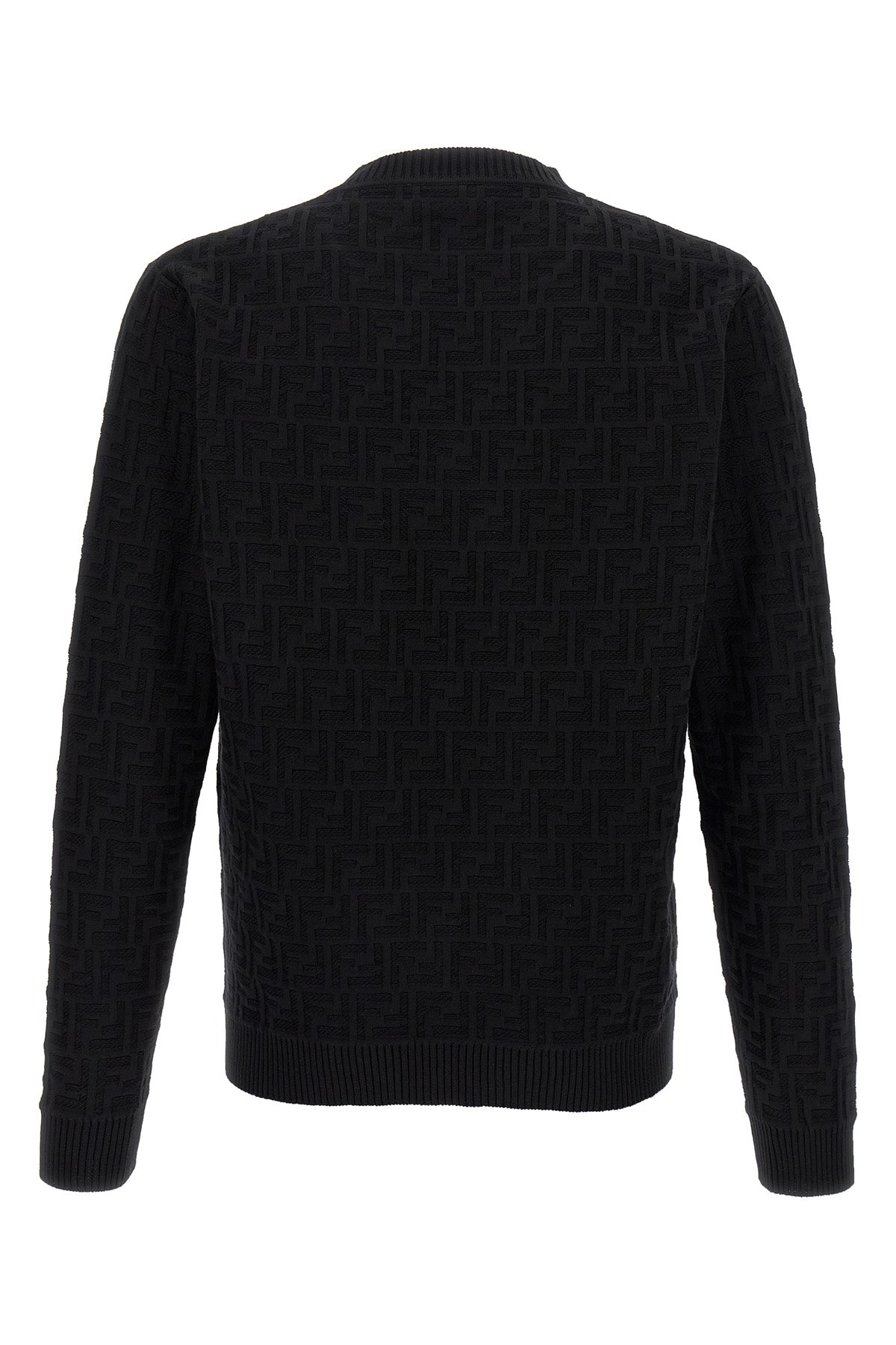 ff jacquard all-over cotton sweater