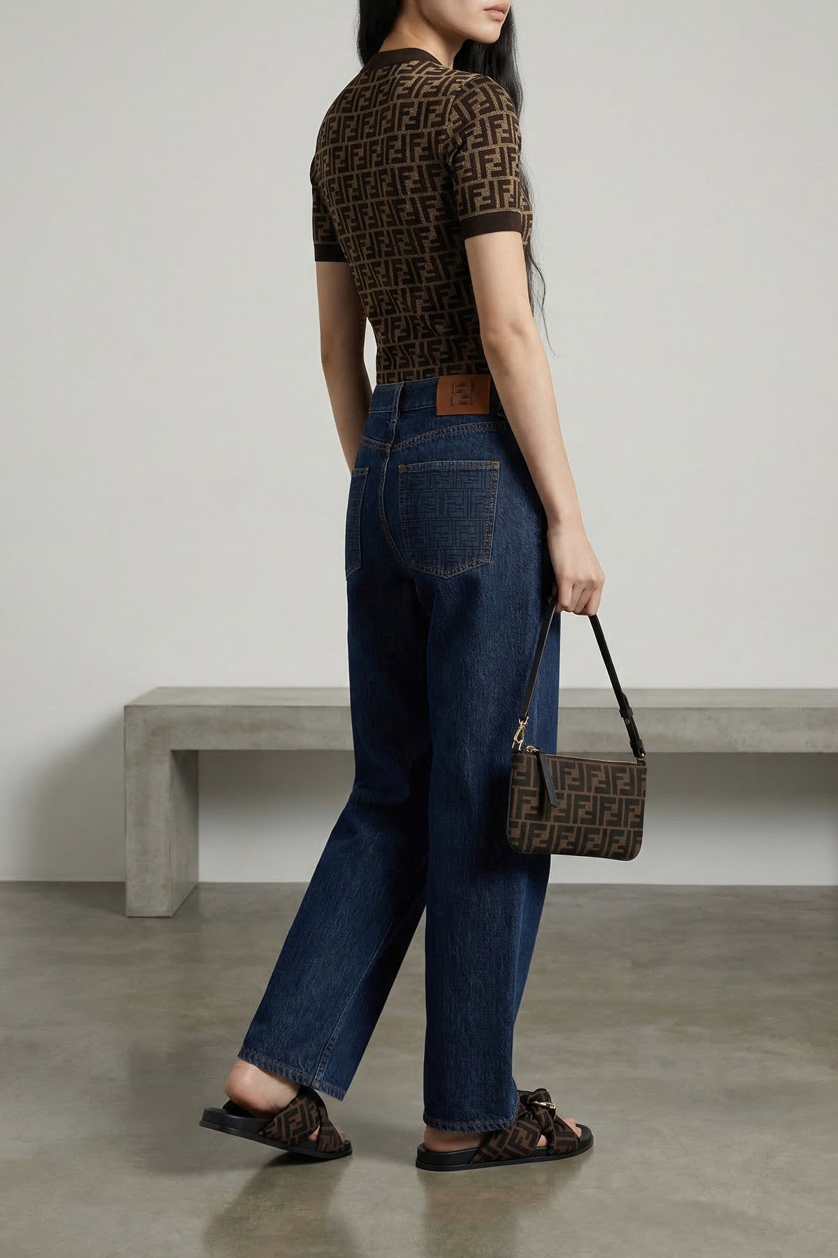 jacquard cotton sweater