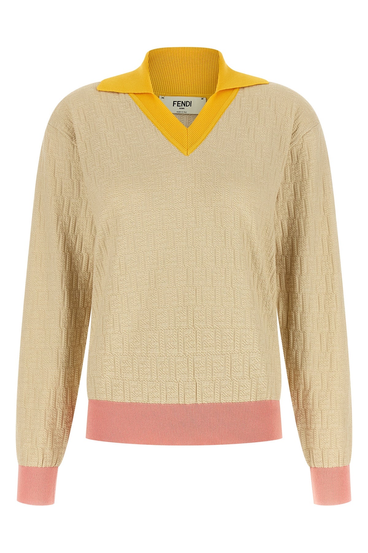 cotton and silk yarn sweater