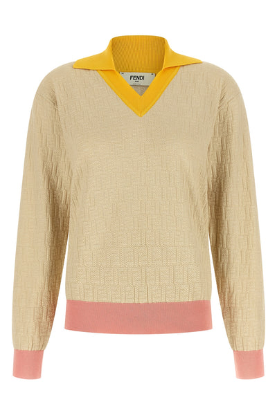 cotton and silk yarn sweater