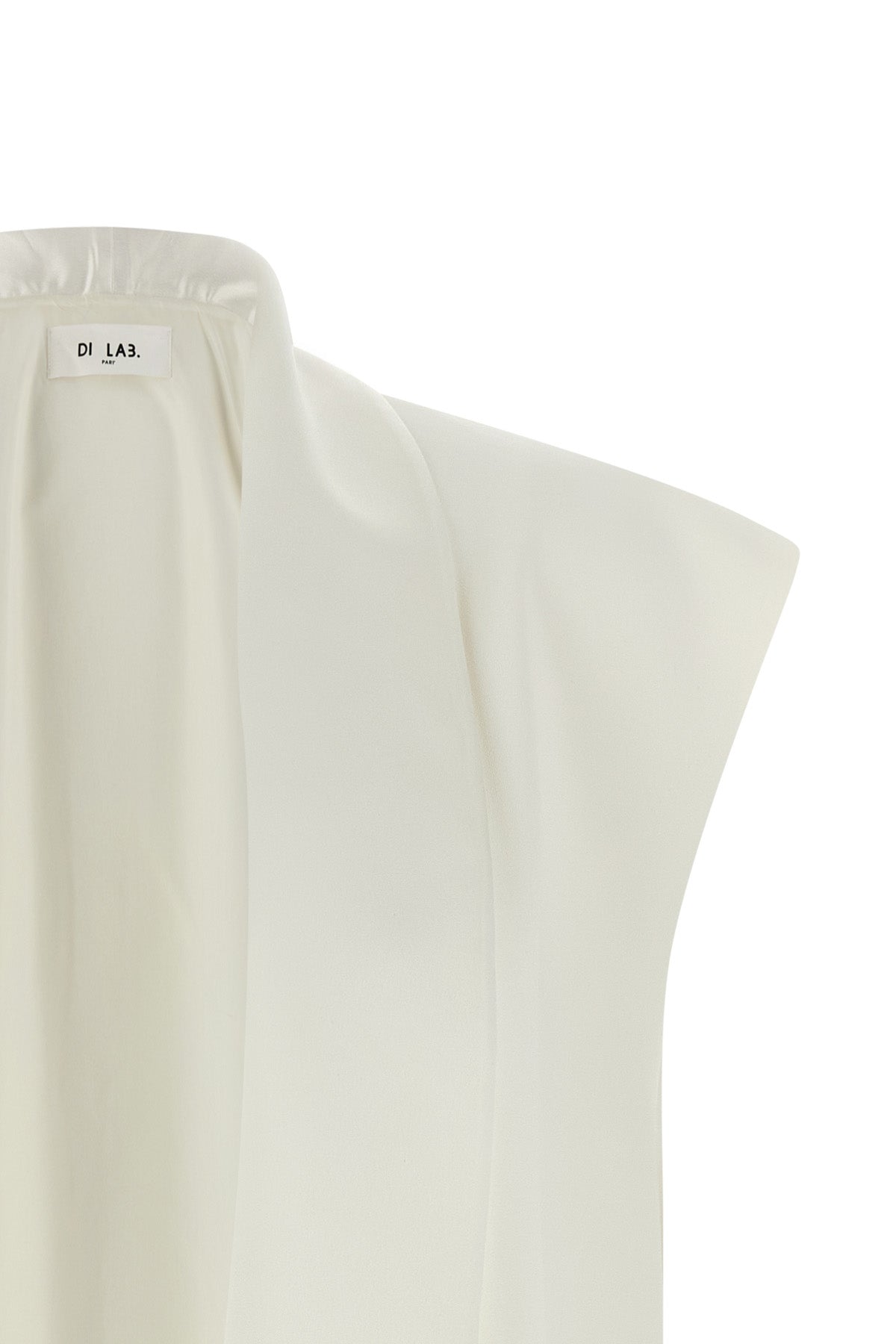 tuxedo-style viscose vest