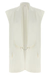 tuxedo-style viscose vest