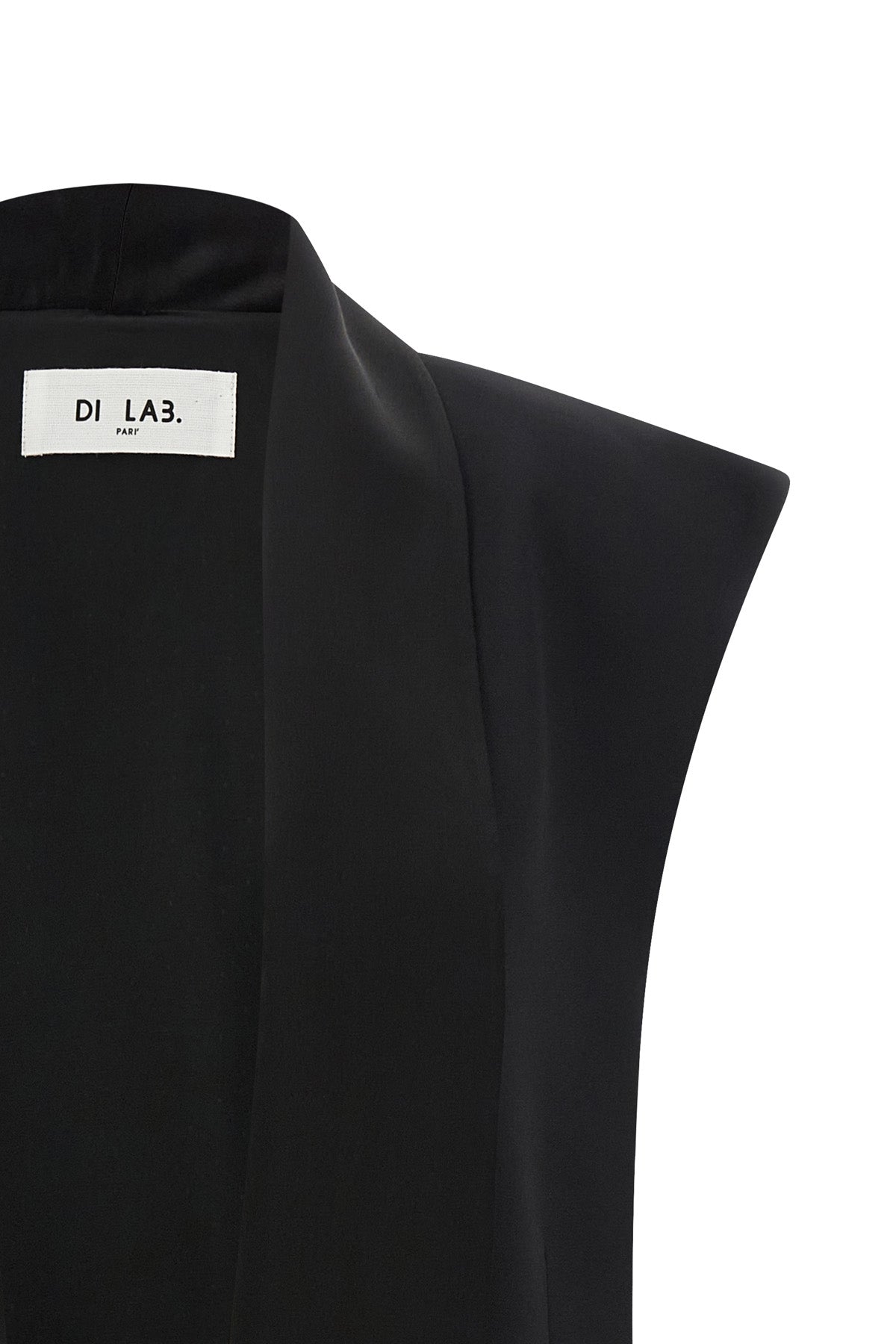 tuxedo-style viscose vest