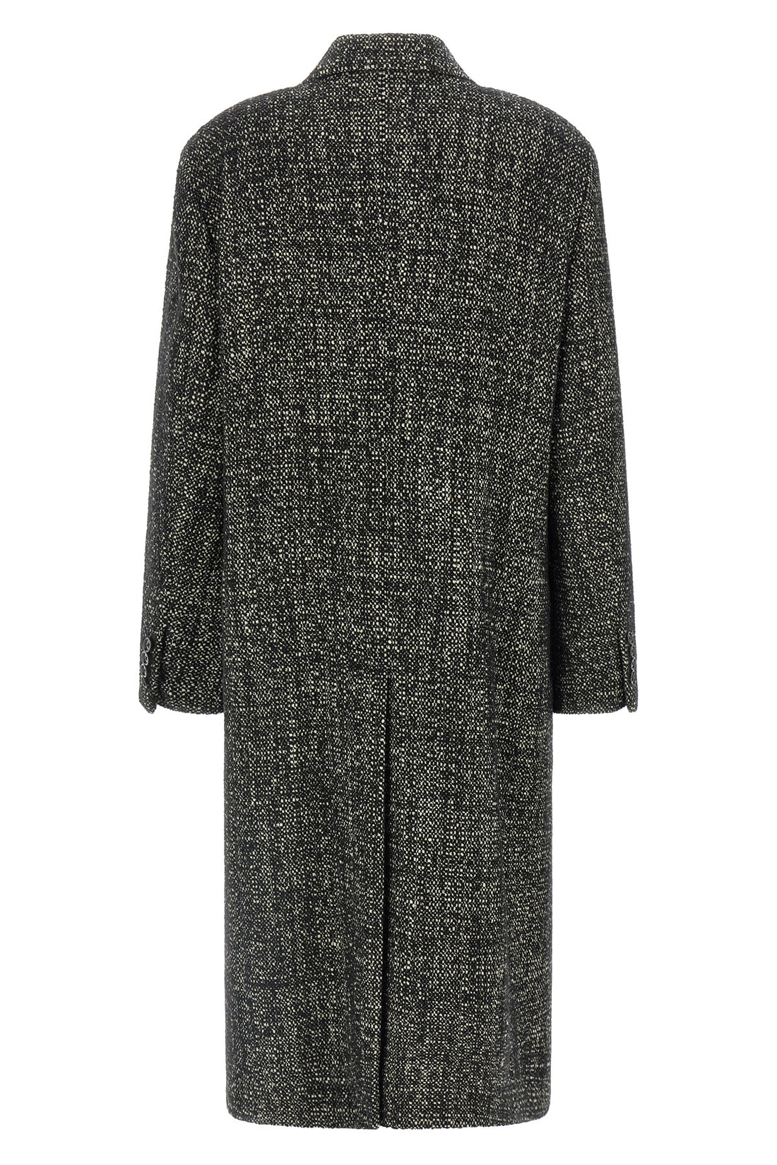 DOLCE &amp; GABBANA 50 two-breasted long coat in wool and cashmere bouclé