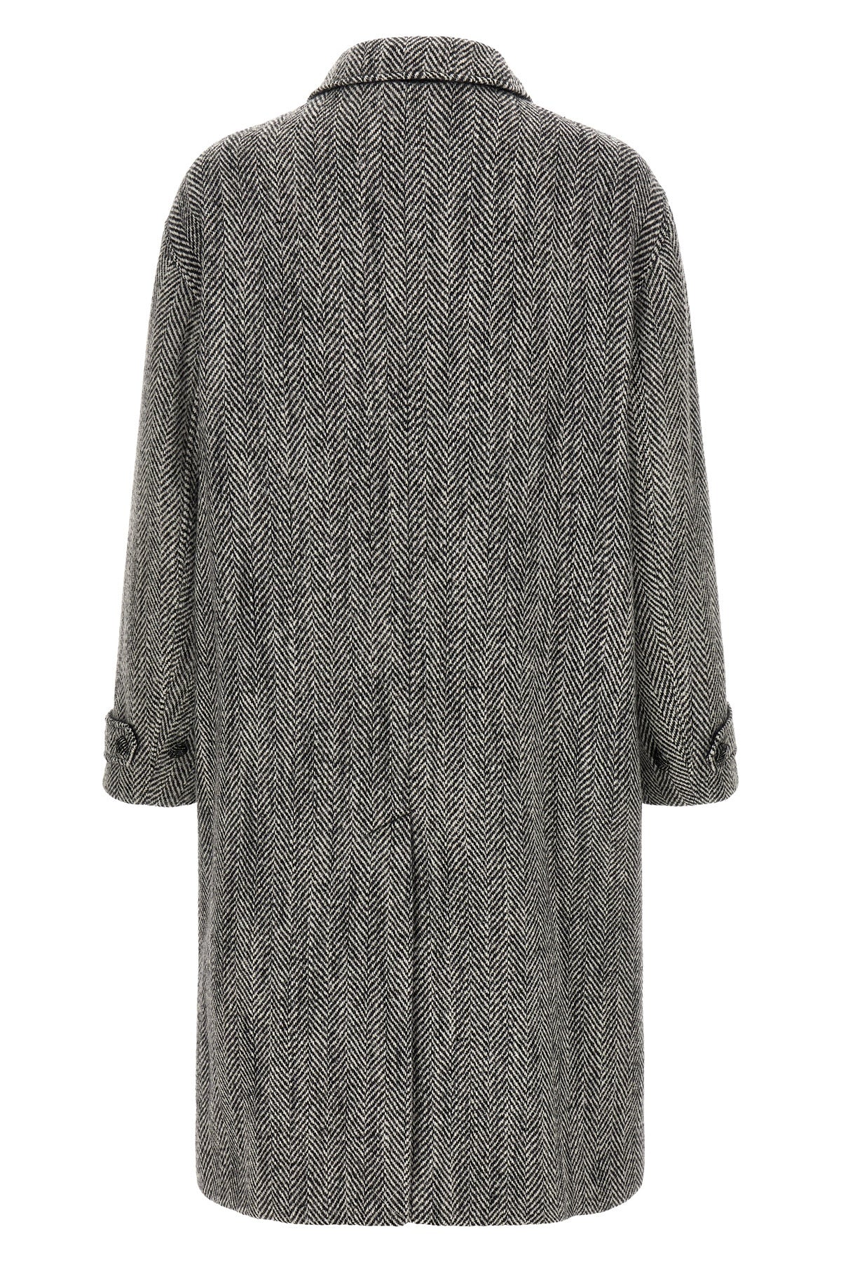 the dolce & gabbana in chevron coat