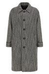 the dolce & gabbana in chevron coat