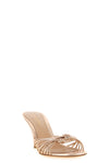 laminated nappa leather mules