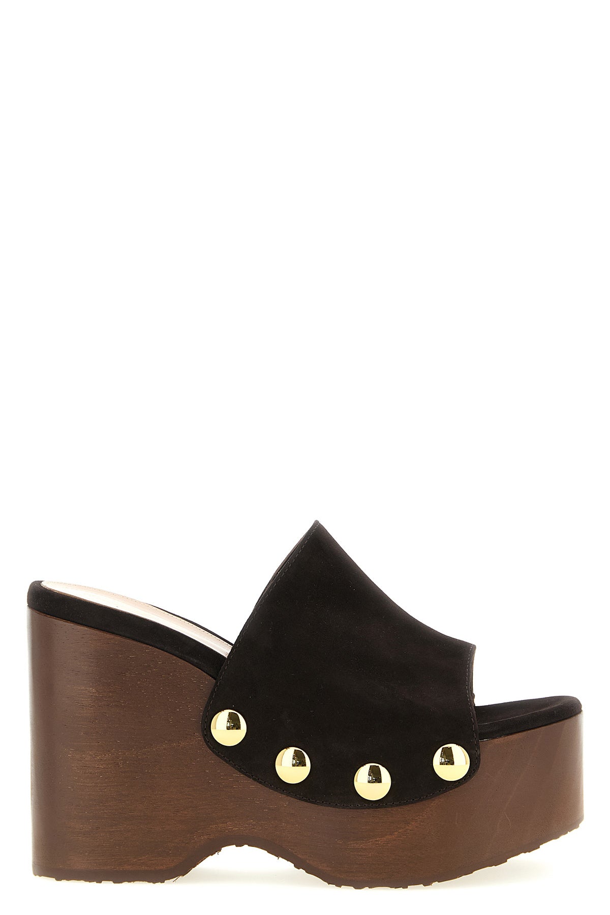 suede ardéa clog