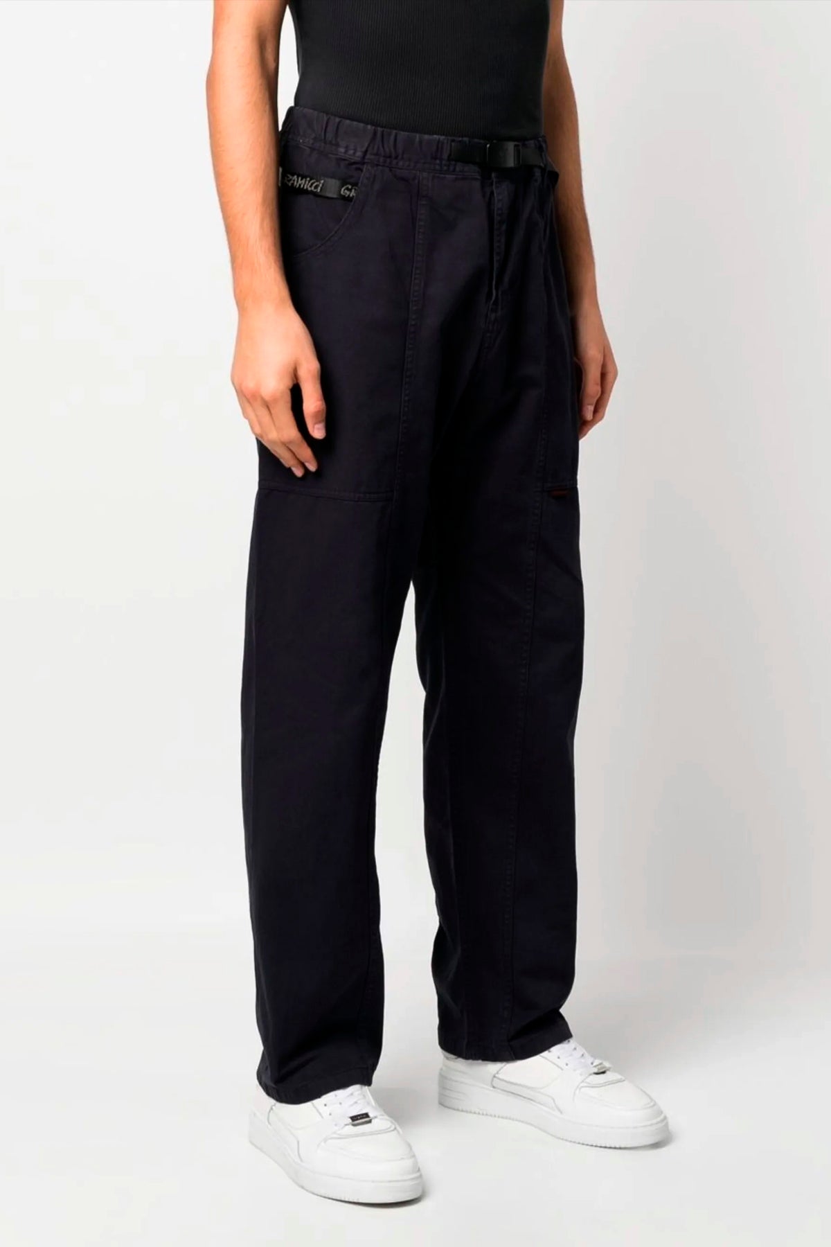 gadget cotton trousers