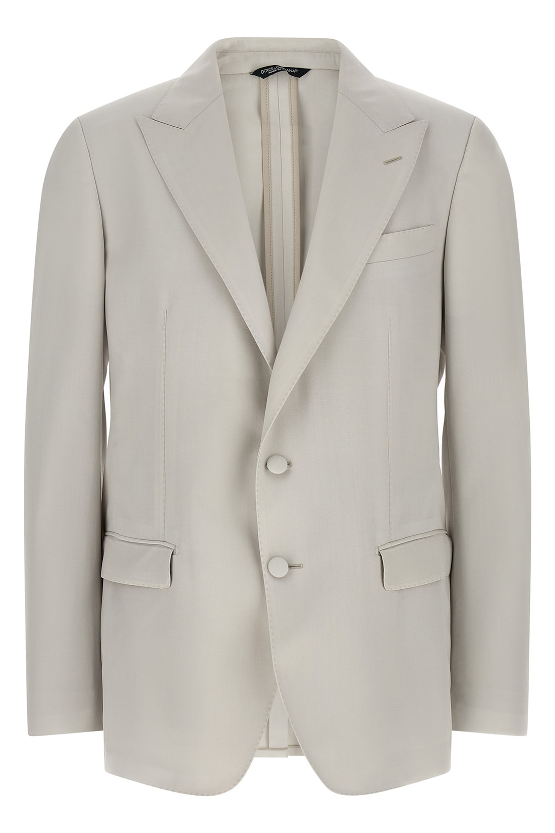 DOLCE &amp; GABBANA 50 taormina single-breasted blazer in fine wool poplin