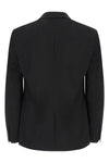 bistretch wool canvas single-breasted blazer